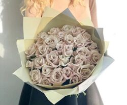 Букет «Пудровые розы»